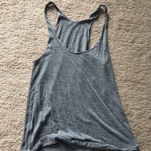 American apparel tri blend tank gray heathered